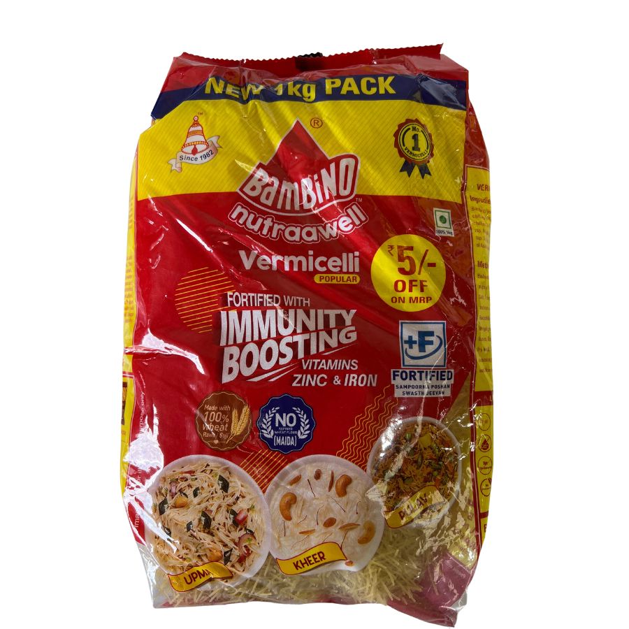 Plain Vermicelli 1kg - Bambino