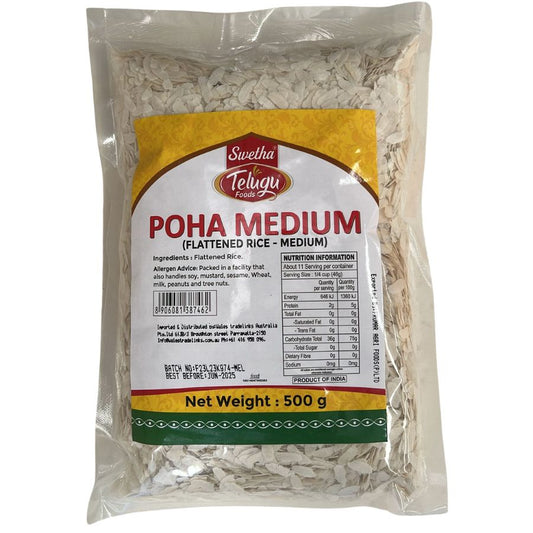Poha Medium 500g - Telugu | Indian Grocery | Tales of India