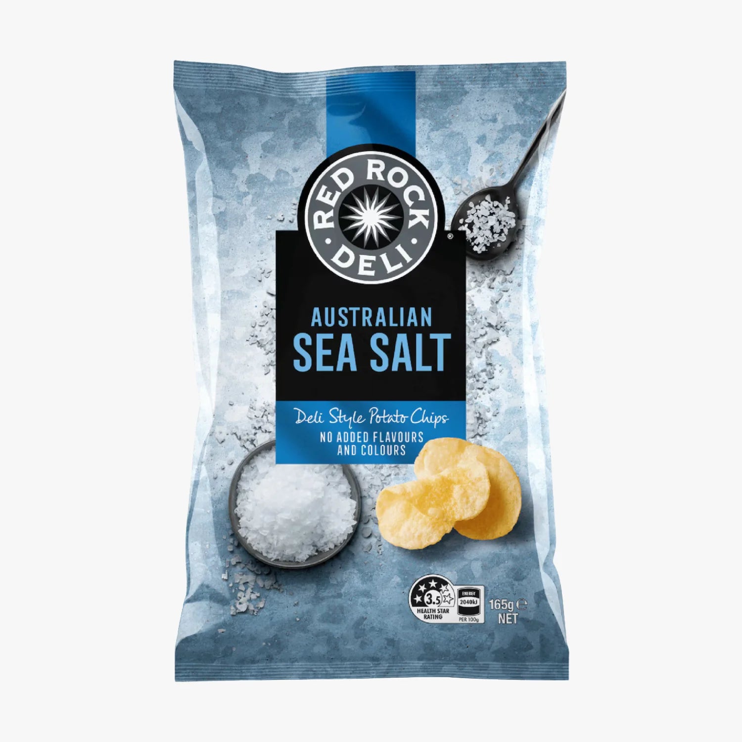 Potato Chips Sea Salt 165g - Red Rock Deli