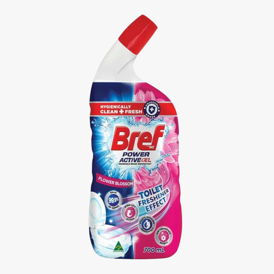 Power Active Gel Flowers Toilet Cleaner 700ml - Bref