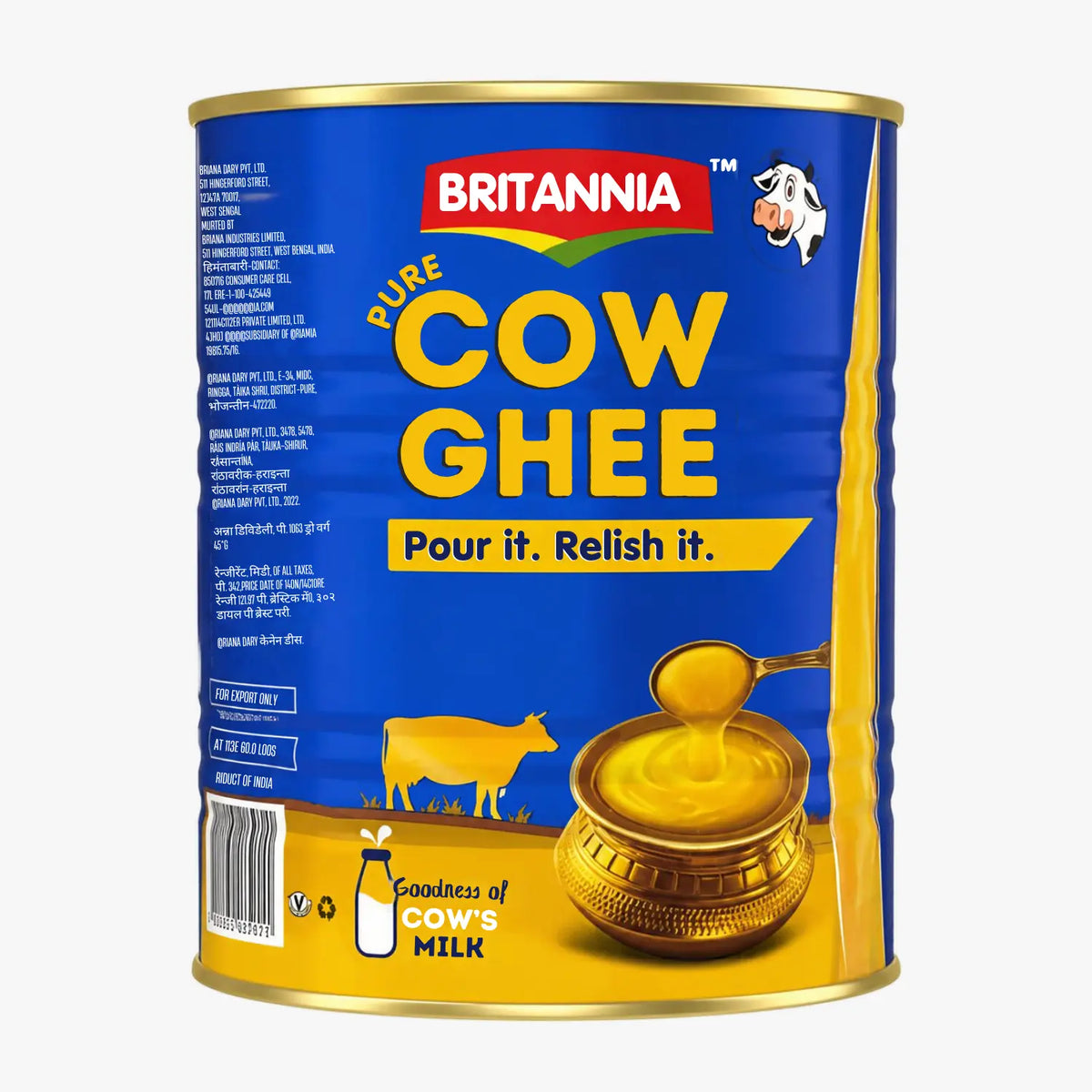 Pure Cow Ghee 900ml - Britannia