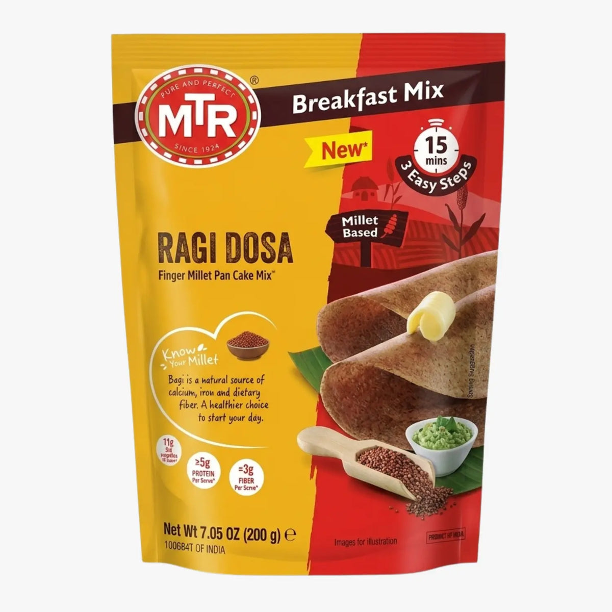 Ragi Dosa Mix 200g - MTR