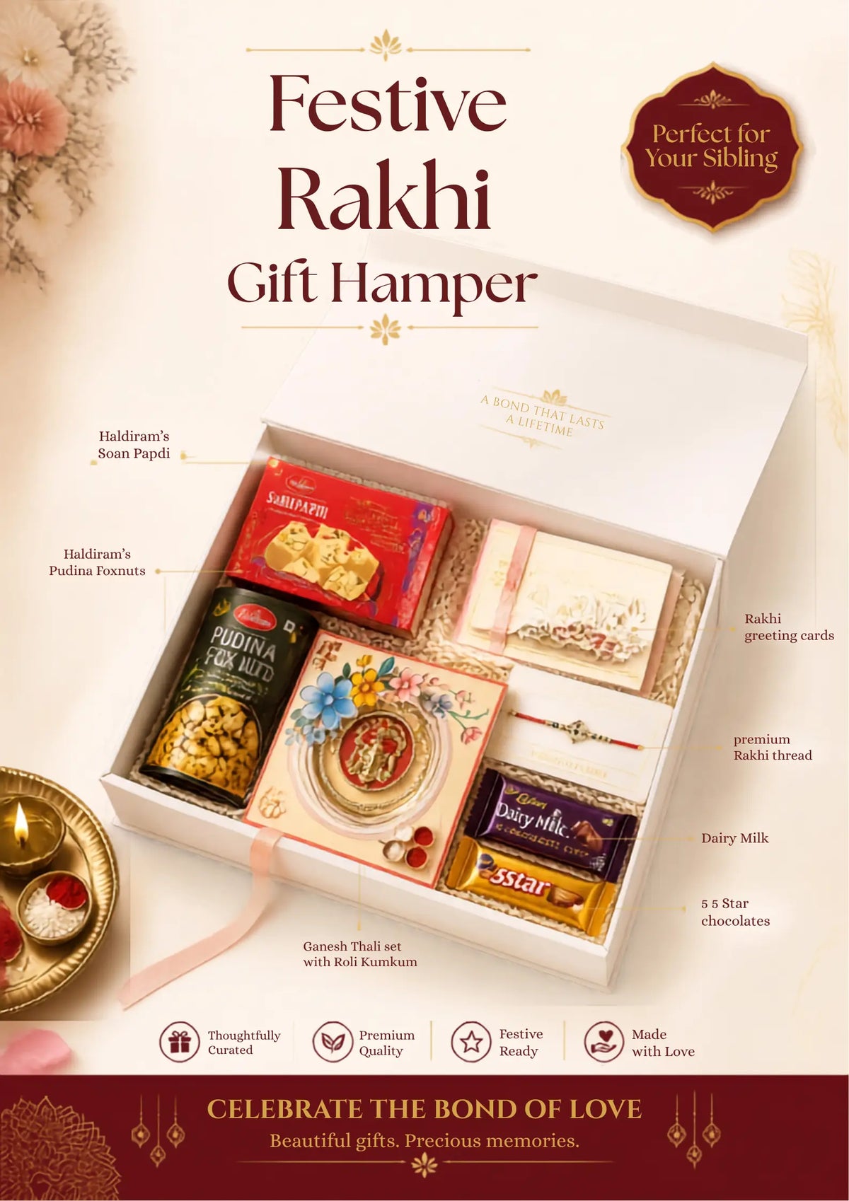 Rakhi Pooja And Sweets Hamper
