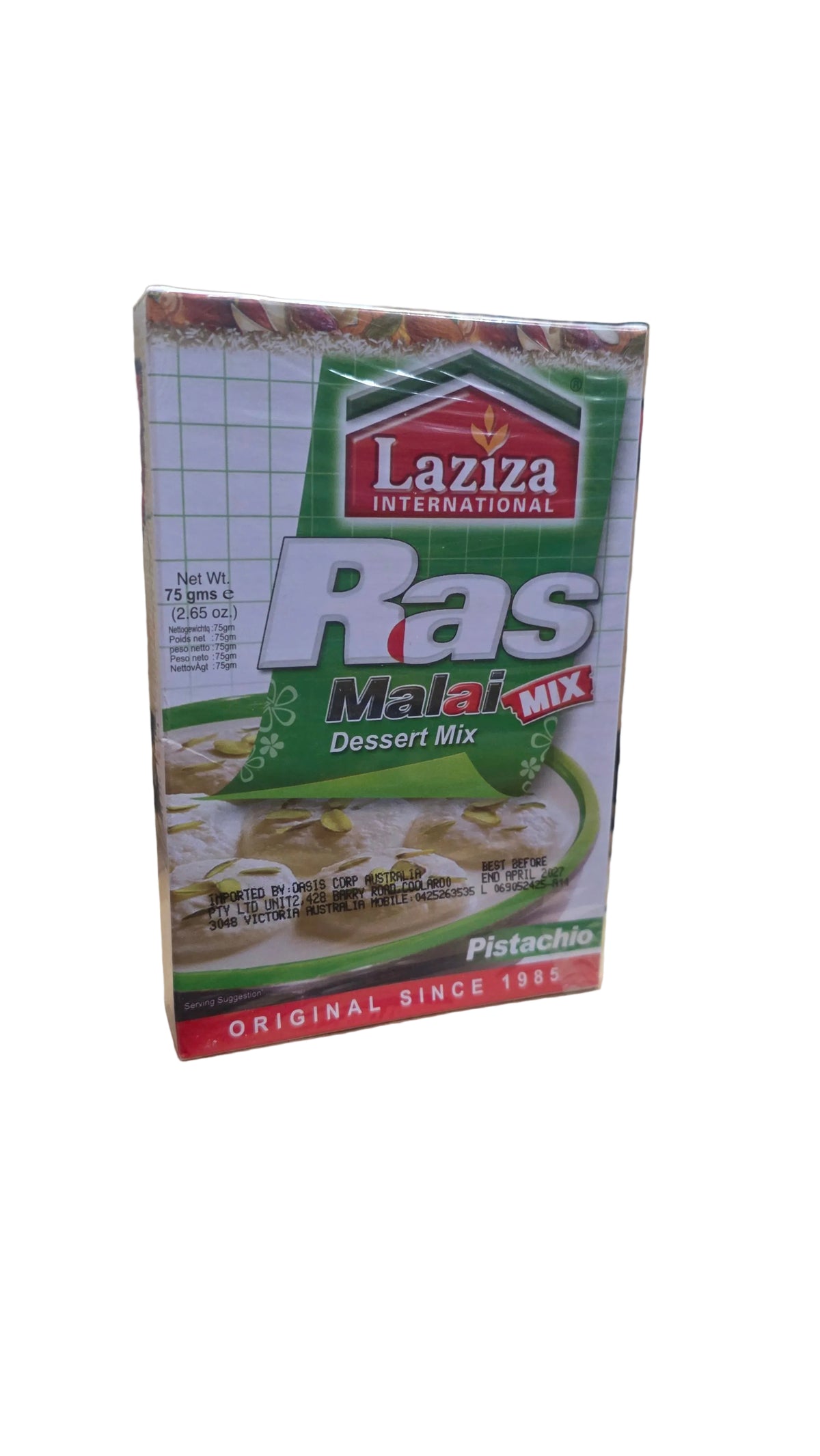Rasmalai Mix (Pista) 75g - Laziza