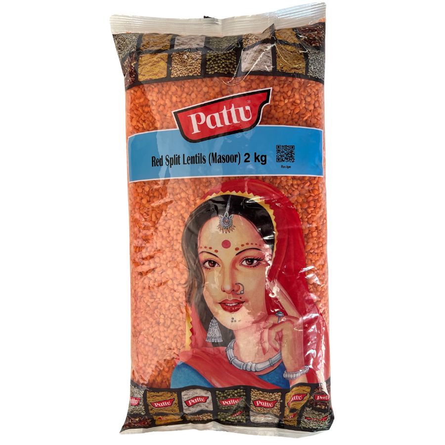 Red Split Lentils 2kg - Pattu