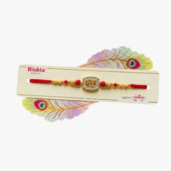 Red Peach Ek Onkar Rakhi