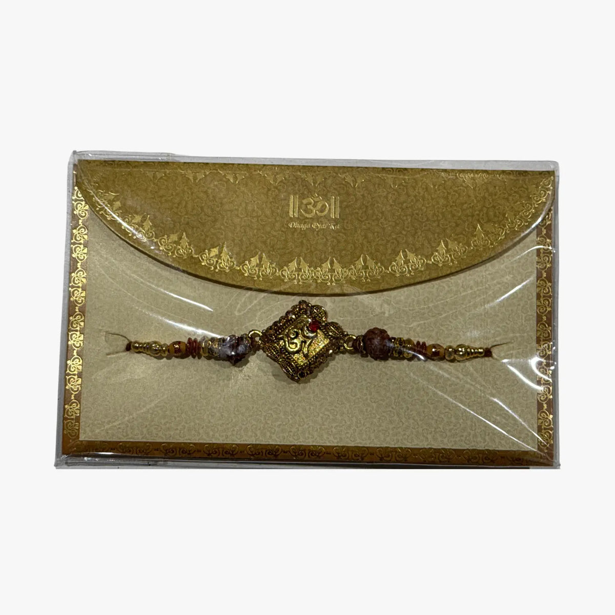 Religious Om Gold Rakhi