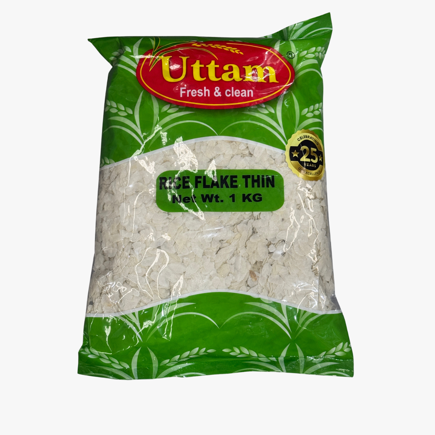 Rice Flake Thin 1kg (Poha) - Uttam