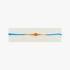 Rudraksha Golden Stone Rakhi