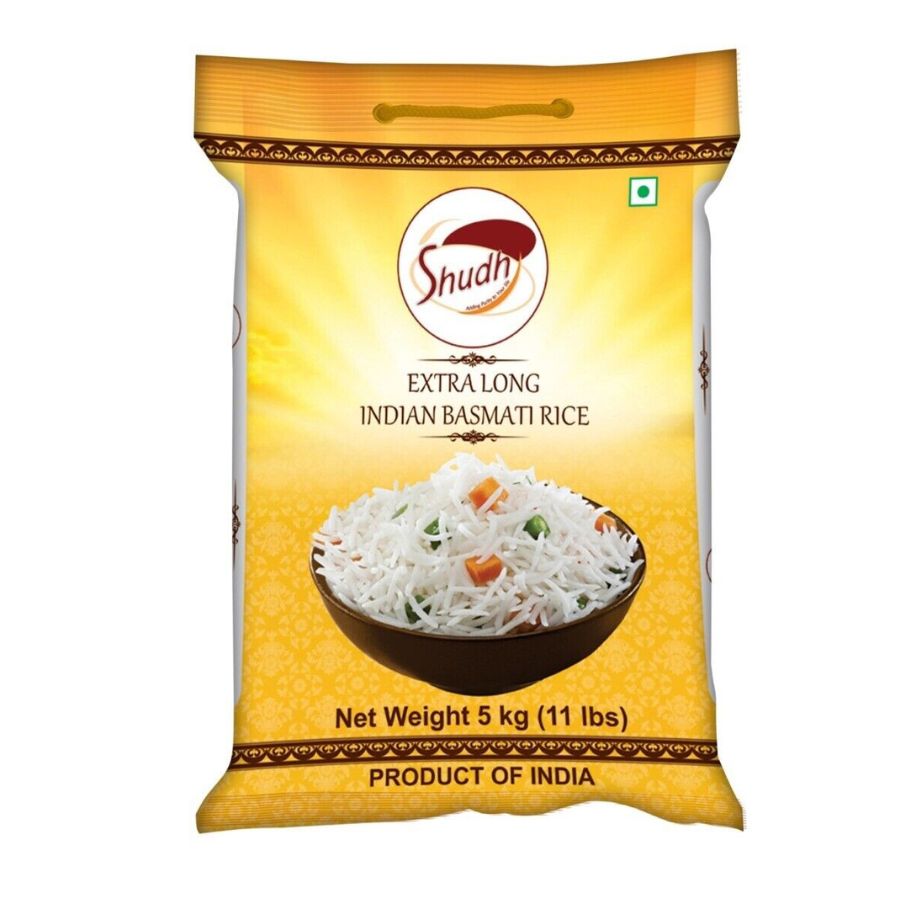 Shudh Extra Long Indian Basmati Rice 5kg