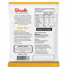 Shudh Frozen Baby Bhindi (Okra) 340g