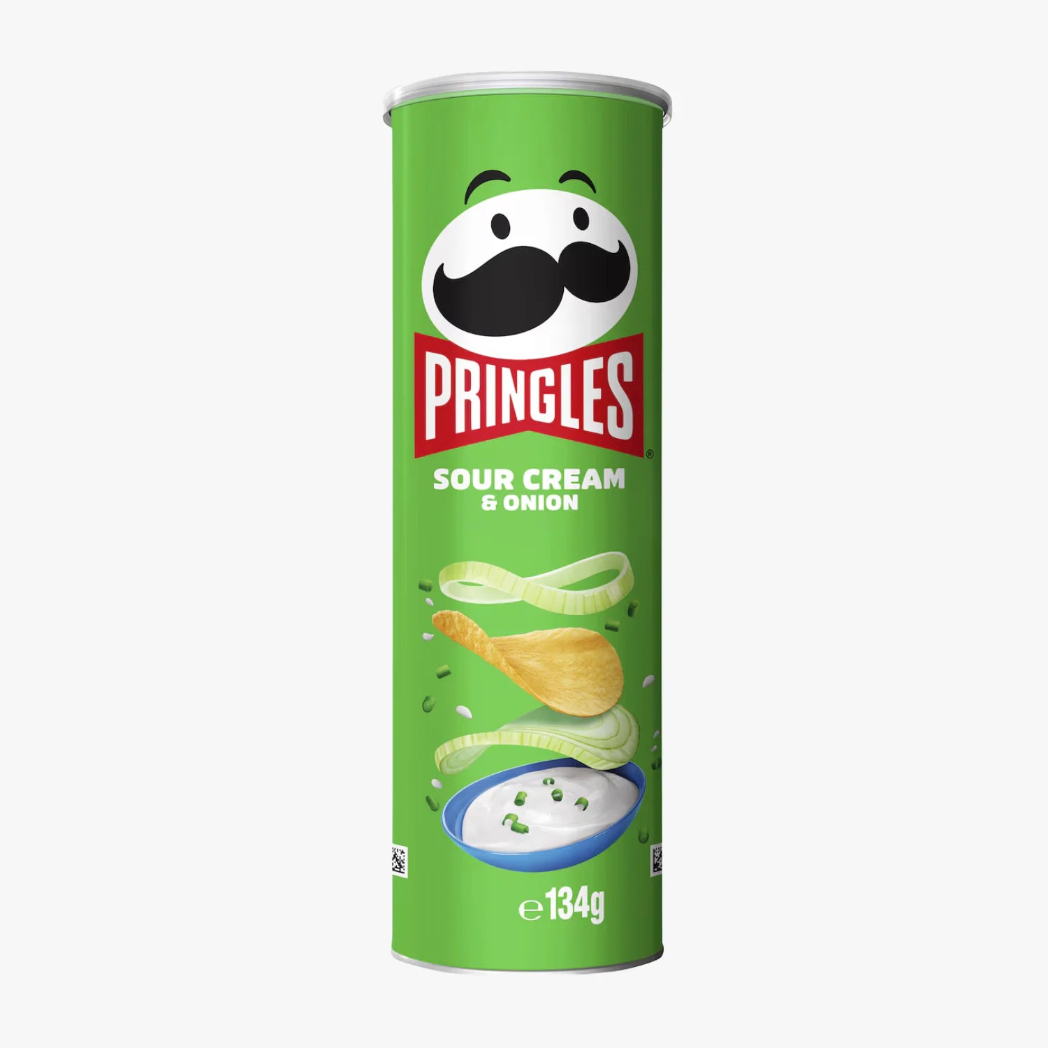 Sour Cream & Onion Potato Chips 134g - Pringles 