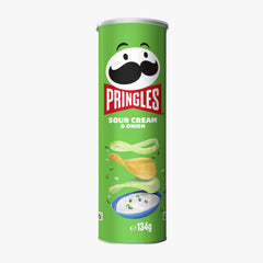 Sour Cream & Onion Potato Chips 134g - Pringles 