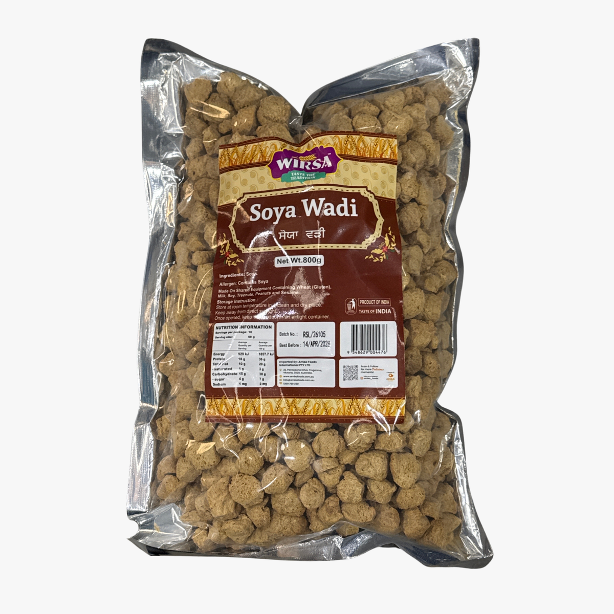 Soya Wadi 800g - Wirsa