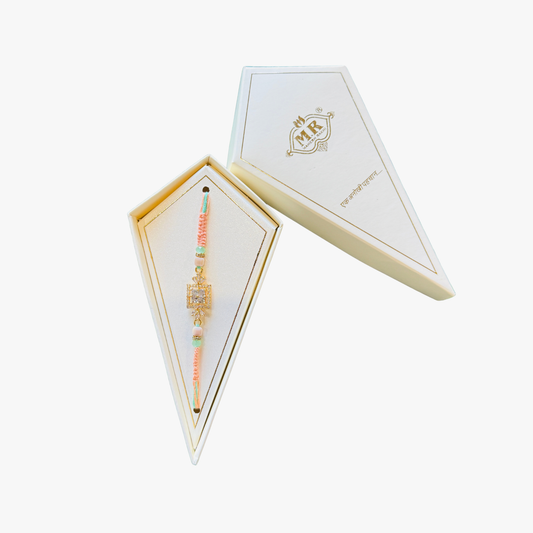 Square Stone Designer Rakhi