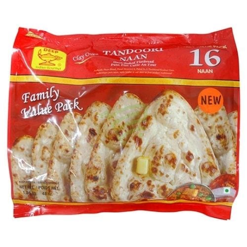 Tandoori Naan 16pcs &#8211; Deep