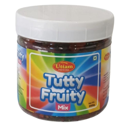 Tutti Fruity Mix 200g (Jar) - Uttam