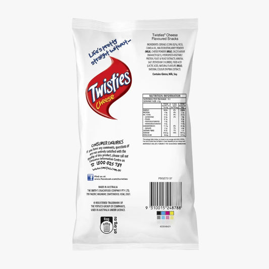 Twisties Cheese Snacks 90g
