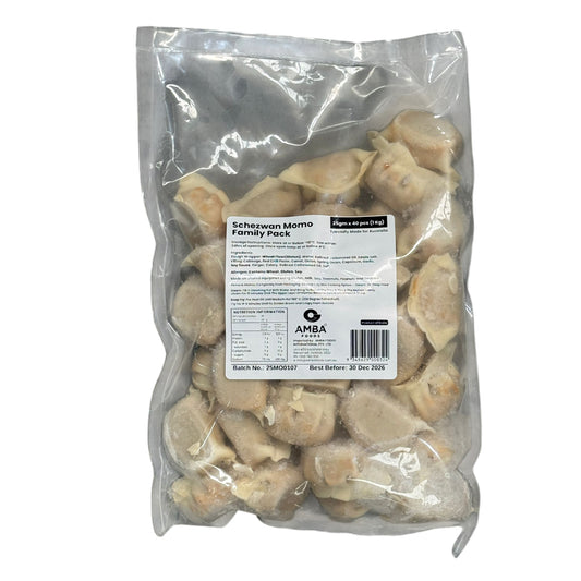 Schezwan Momo Family Pack 1kg - Amba Foods