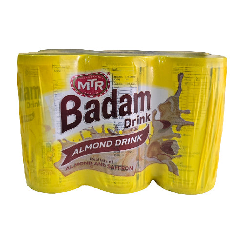 Badam Drink 6 Pack (Almond and Saffron Drink)180ml- Mtr