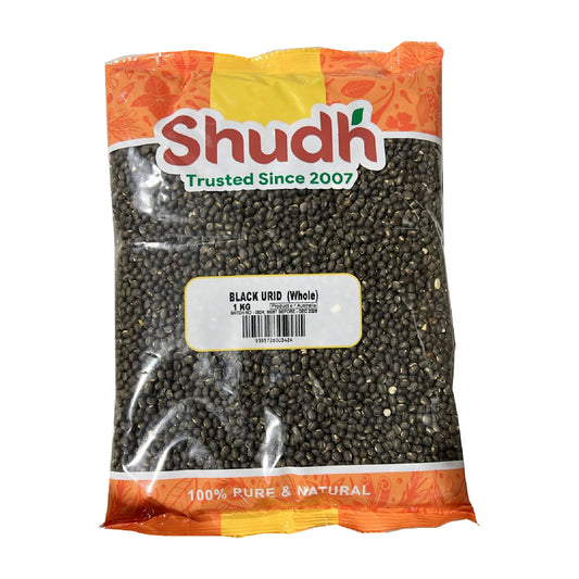 Black Urid Whole 1kg- Shudh