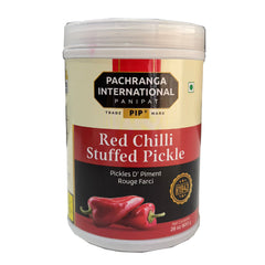 Red Chilli Stuffed Pickle 800g- Pachranga International Panipat