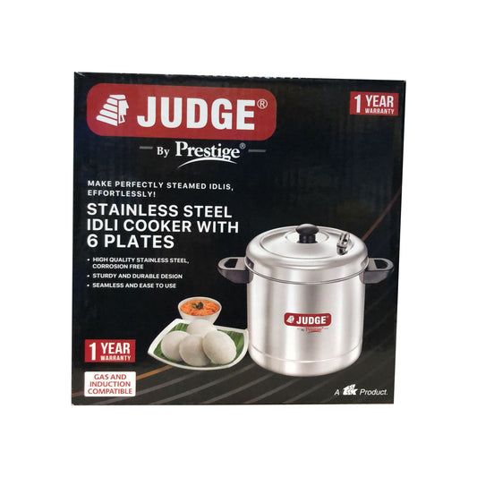 Idly Cooker 6 plates Judge by  Prestige