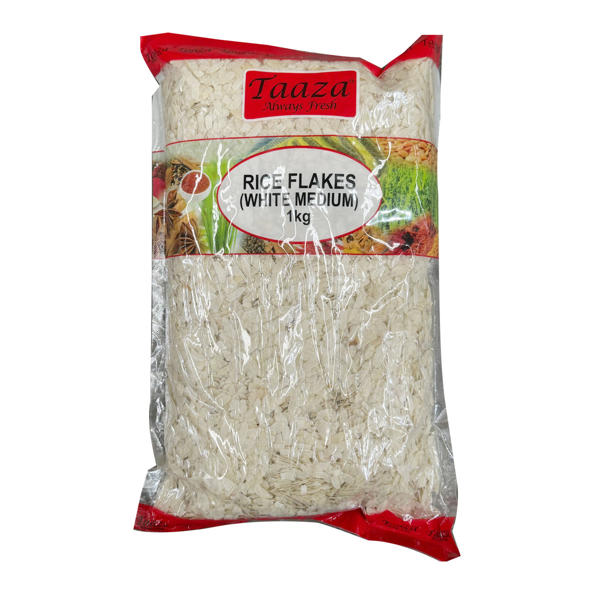Rice Flake Medium 1kg (Poha) - Tazza