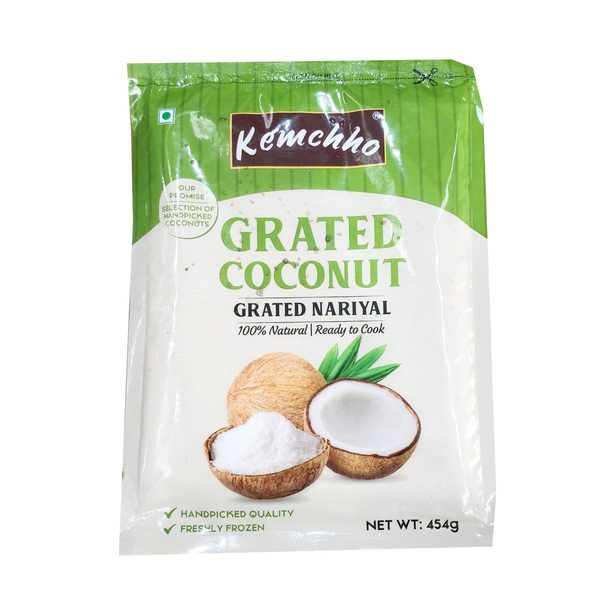 Grated Coconut 454g (Frozen) - Kemchho