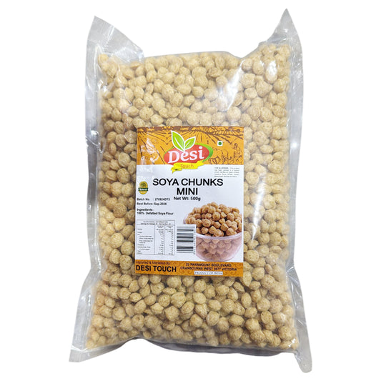 Soya Chunks Mini 500g - Desi Touch