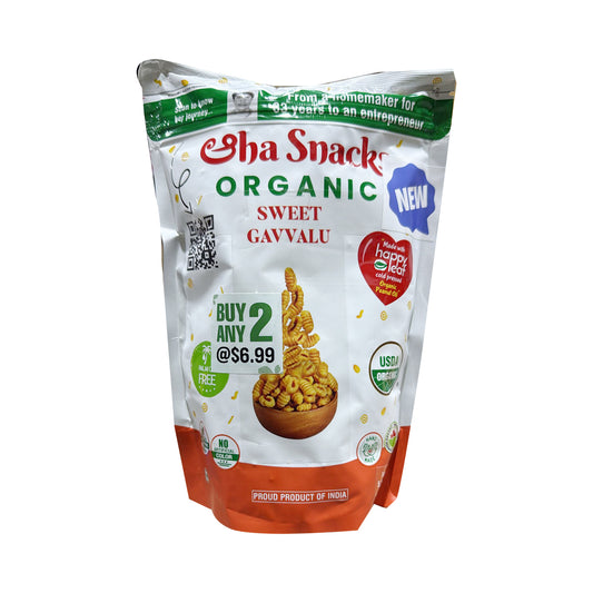 Aaha Organic Snacks Sweet Gavvalu  150g - Tamilnadu