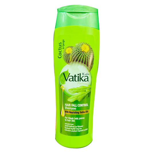 Hair Fall Control shampoo Cactus & Gergir(with Nourishing Vatika Oils) 400ml- Vatika