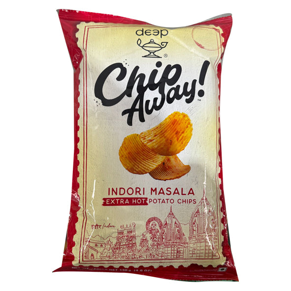 Chip Away Indori Masala Potato Chips 130g- Deep