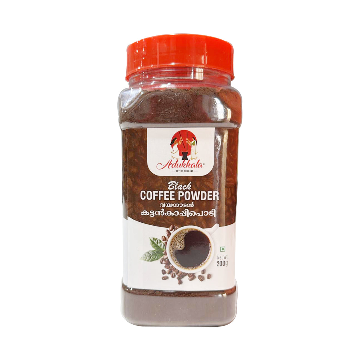 Black Coffee Powder 200g - Adukkala