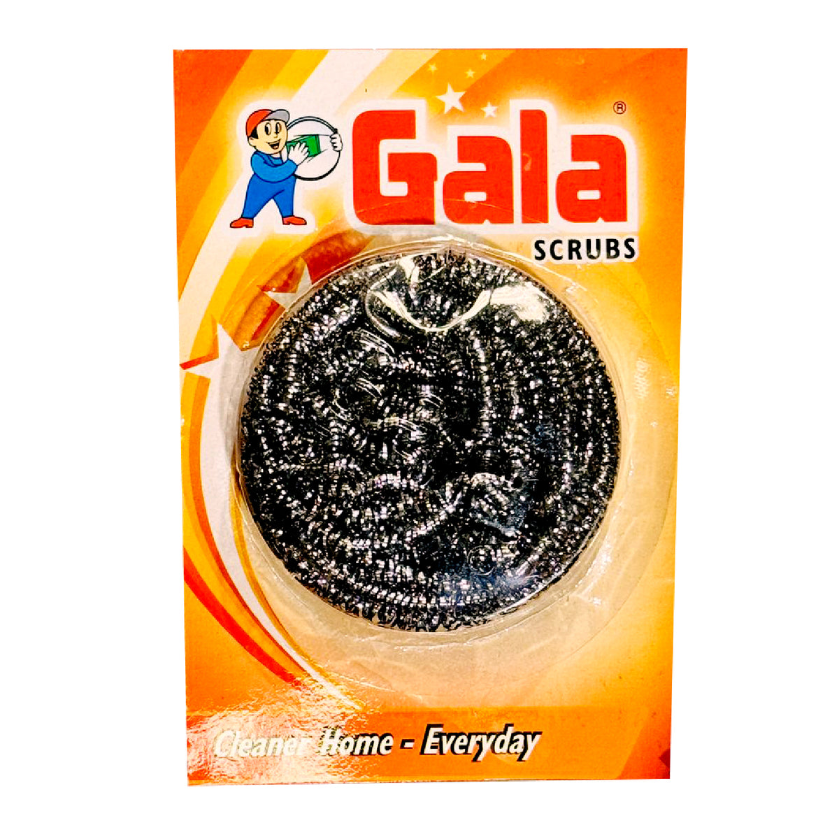 Scrubs steel wool cleaner home- gala