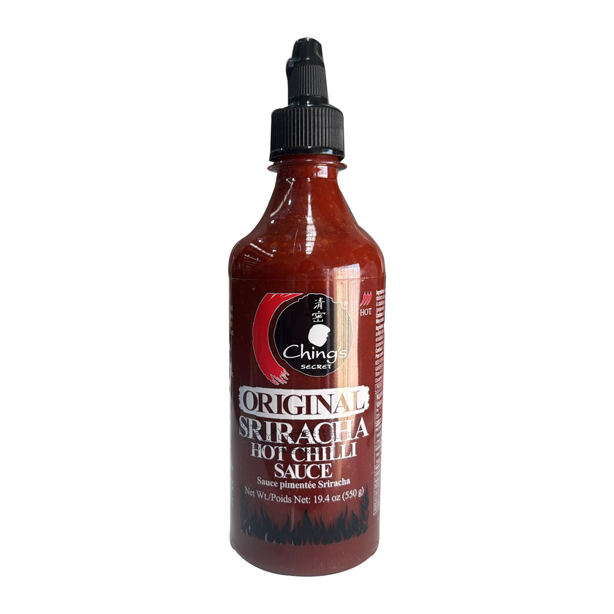 Original Sriracha Hot Chilli Sauce 550g - Ching's