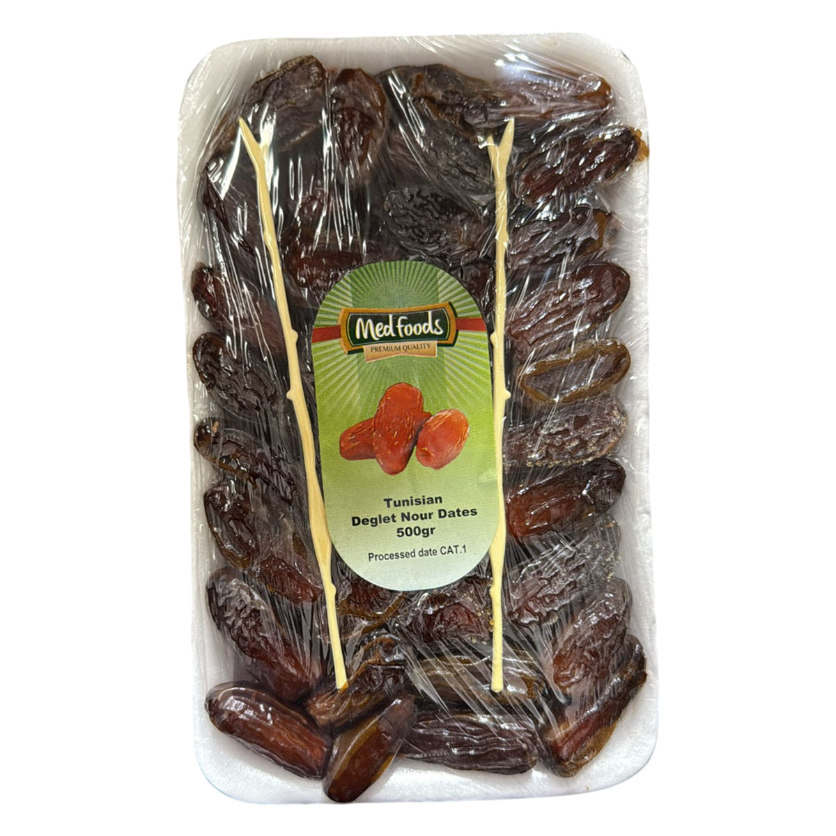 Tunisian Deglet Nour Dates Premium Quality 500g - Med Foods