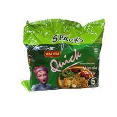 Wai Wai Masala Curry Noodles 5 Pack 375g