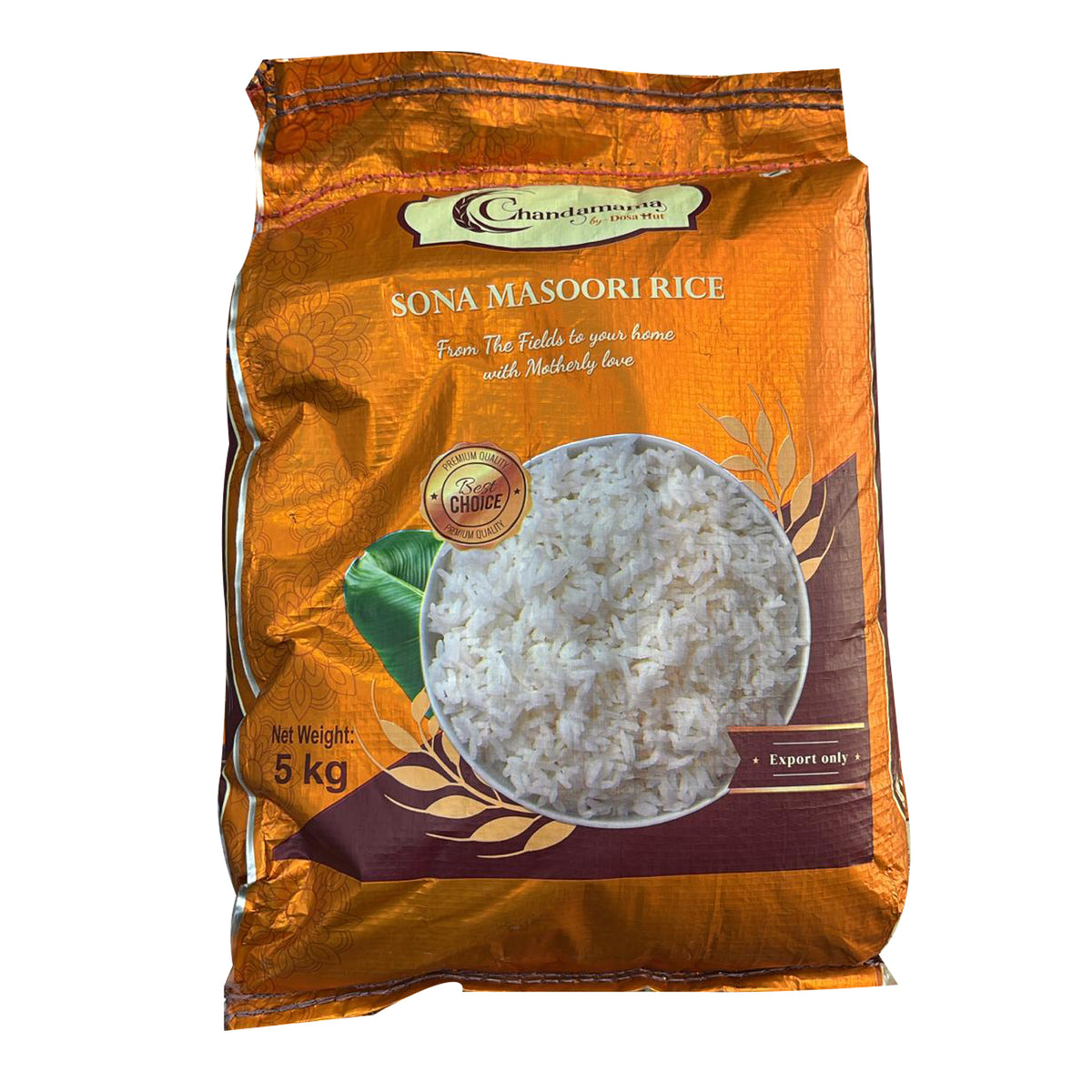 Sona Masoori Rice 5kg - Chandamama