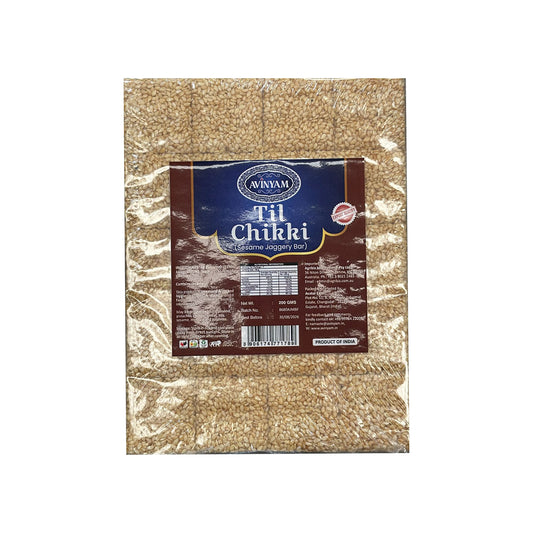 Til Chikki (Sesame Jaggery Bar) 200g - Avinyam
