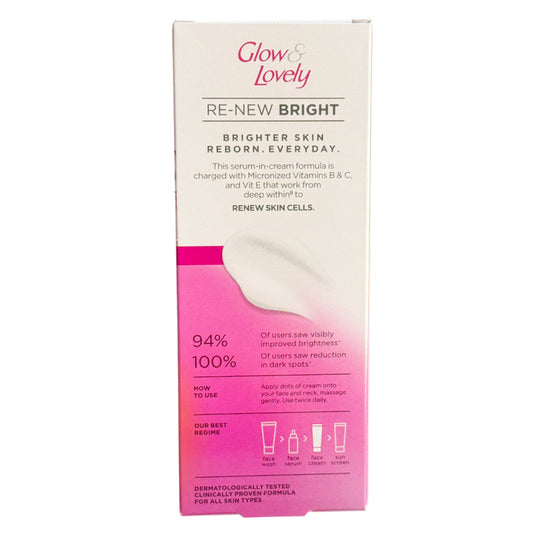 Fair And Lovely Glow & Lovely  Multi Vitamin Serum in cream 80g