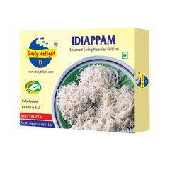 Idiyappam Steamed String Noodles White 454g - Daily Delight