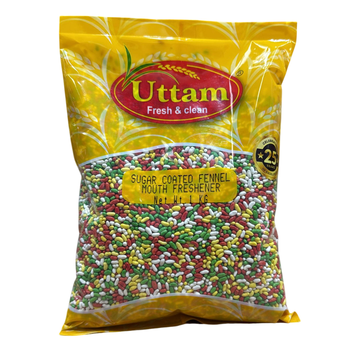 Sugar Coated Fennel Seed  1kg - Uttam