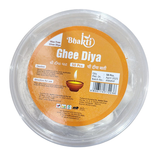 Ghee Diya Batti 20pc - Bhakti