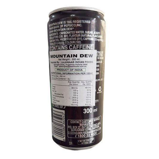 Mountain Dew 300ml Can