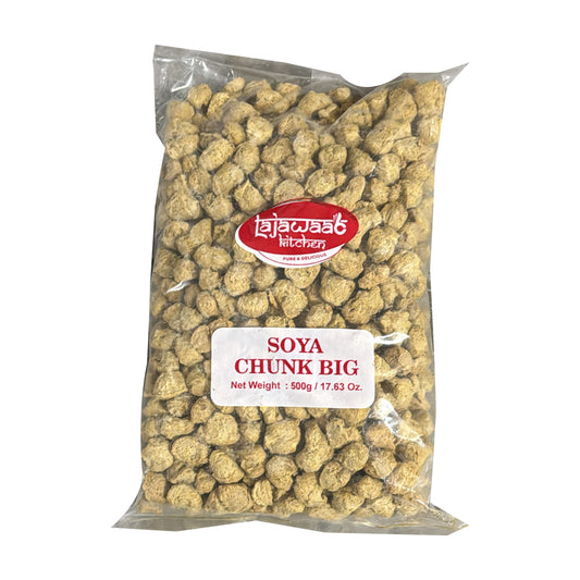 Soya Chunk Big  500g - Lajawaab Kitchen
