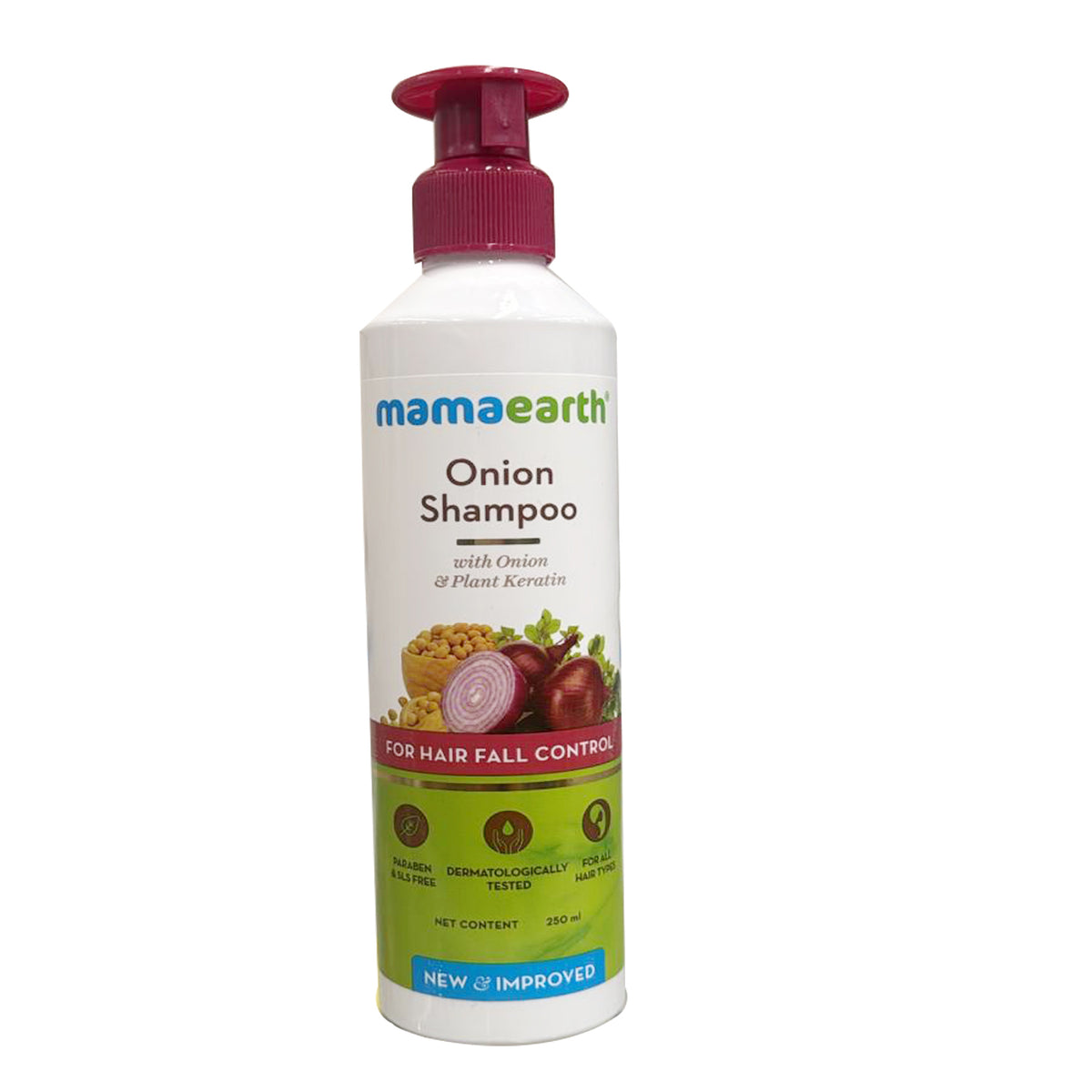 Onion Shampoo with & Plant Keratin 250ml - Mamaearth