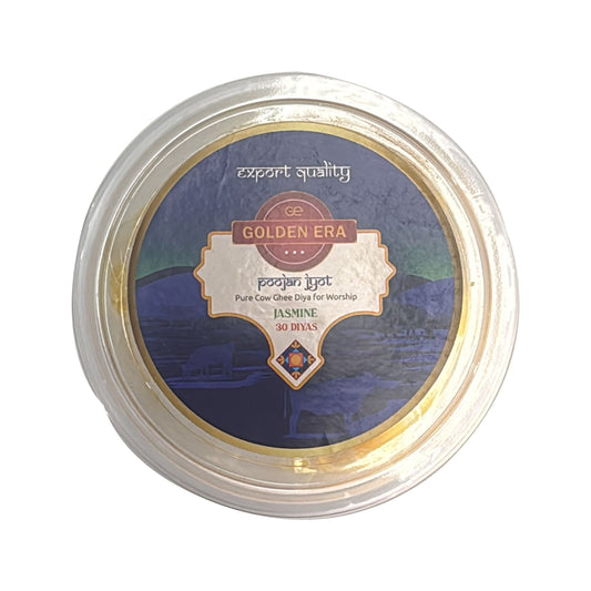Pure Cow Ghee Diya Jasmine 30 Pices - Golden Era
