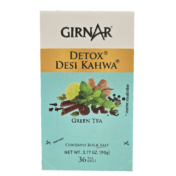 Green Tea Desi Kahwa 36 bags (Detox)- Girnar