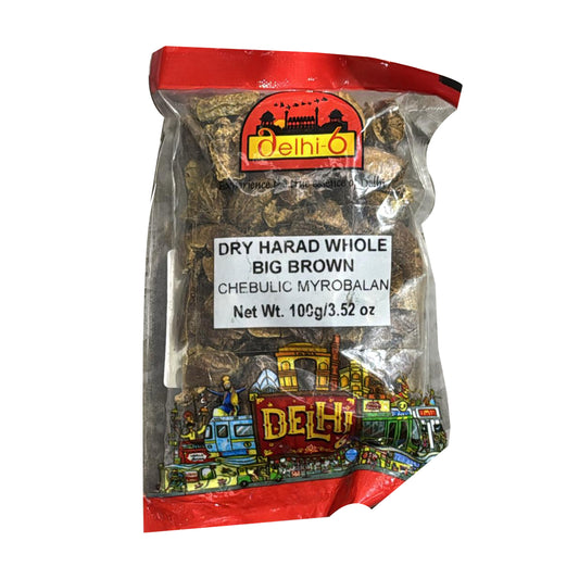 Dry Harad Black Whole Big Brown 100g  - Delhi 6